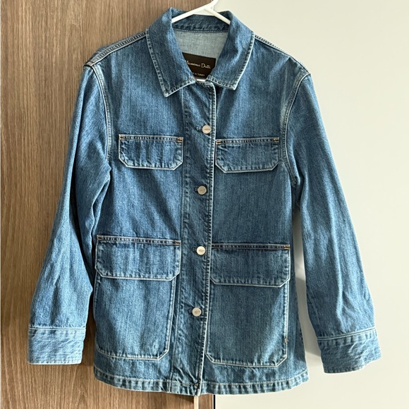 Massimo Dutti Jackets & Blazers - Massimo Dutti Medium Wash Denim Jacket